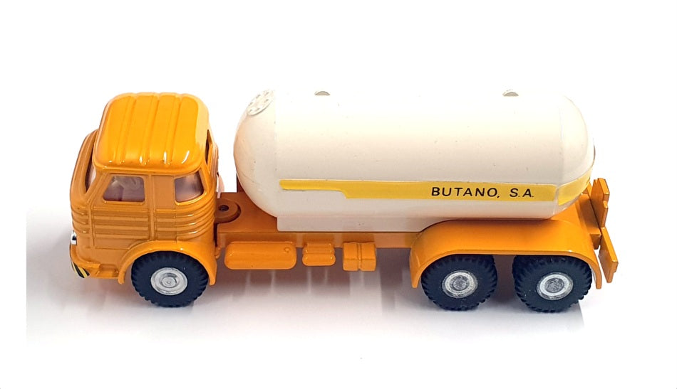 Joal Appx 15cm Long Diecast 208 - Camion Butano Tanker Truck - Yellow/White