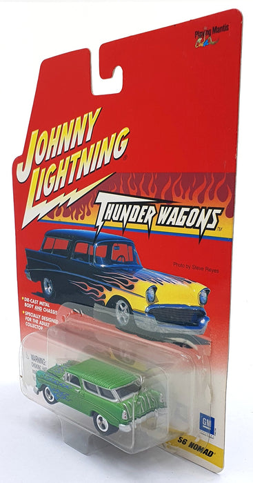 Johnny Lightning 1/64 Scale 457-01 Thunder Wagon Custom '56 Nomad - Green
