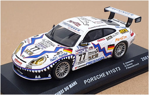 Ixo 1/43 Scale Diecast 23424B - Porsche 911 GT3 #77 24h Le Mans 2001