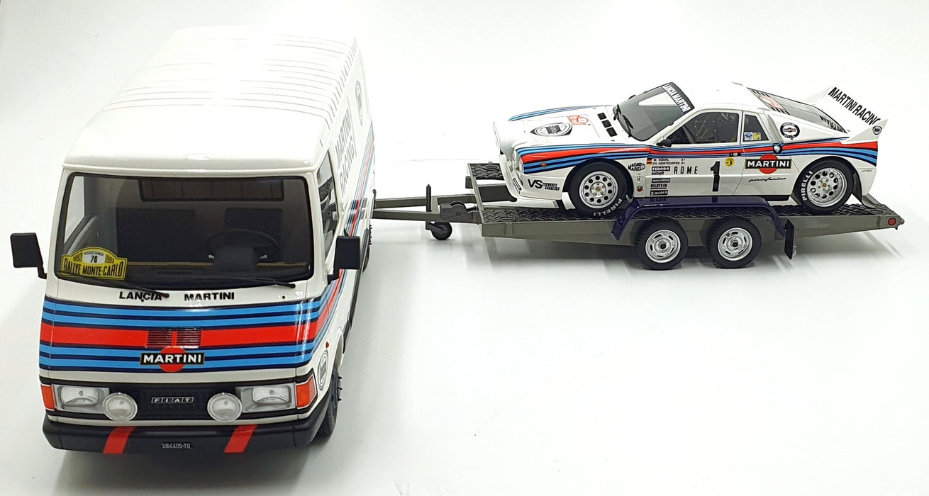 Otto 1/18 Scale OT360 Rally Set Lancia RMW 1983 Support And Trailer