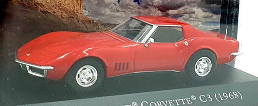 Altaya 1/43 Scale 0DBA0 - 1968 Chevrolet Corvette C3 - Red