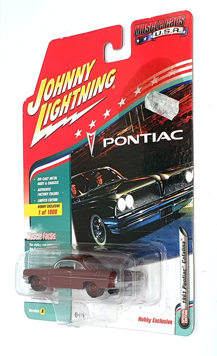 Johnny Lightning 1/64 Scale JLSP008 - 1961 Pontiac Catalina - Coronado Red Poly