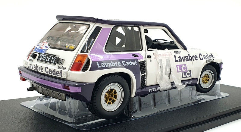 Solido 1/18 Scale Diecast S1801313 - Renault 5 Turbo #14 Lyon Charbbonnieres '83