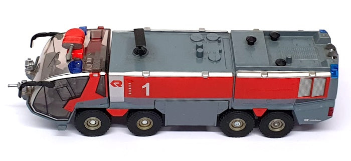 Siku 1/50 Scale 2105 - Rosenbauer Airfield Water Cannon Fire Truck - Red/Grey