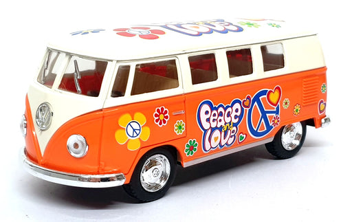 Kinsmart 1/32 Scale Pull Back & Go TY4226 - 1962 Volkswagen Classical Bus Orange