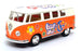 Kinsmart 1/32 Scale Pull Back & Go TY4226 - 1962 Volkswagen Classical Bus Orange
