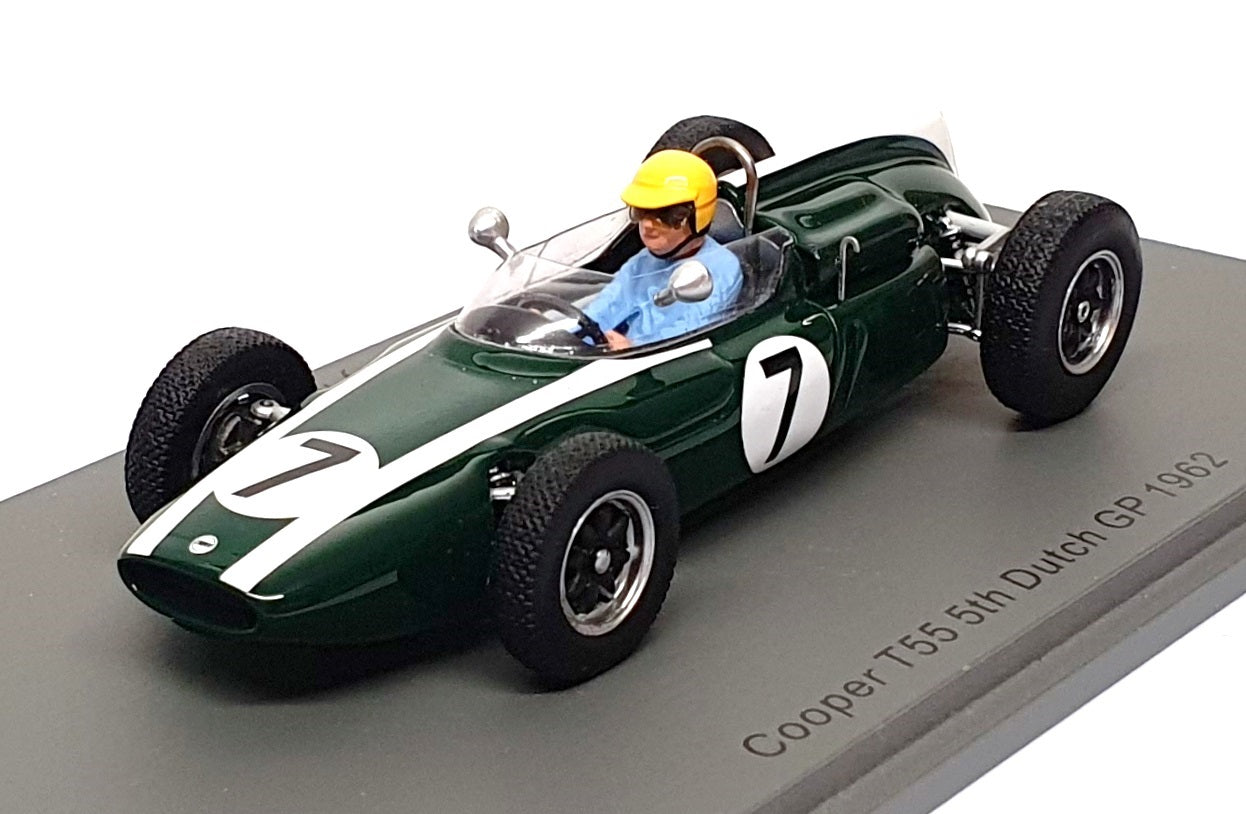 Spark 1/43 Scale S8071 - F1 Cooper T55 #7 5th Dutch GP 1962 T. Maggs