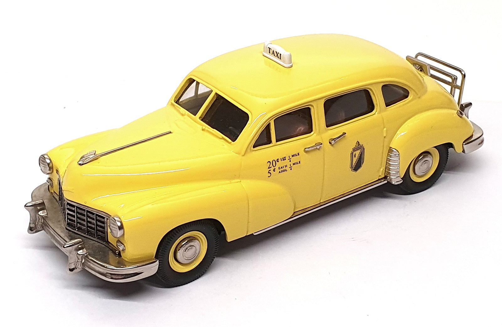 Brooklin Models 1/43 Scale BRK89A - 1949 Checker New York Taxi Cab - Yellow