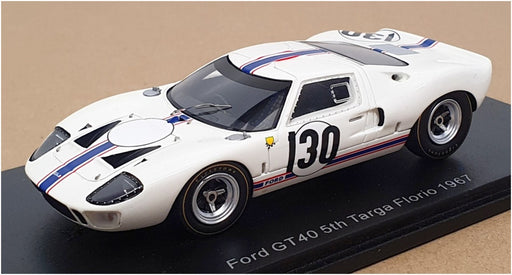 Spark 1/43 Scale S9222 - Ford GT40 5th Targa Florio 1967 #130 Greder/Giorgi