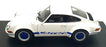 Solido 1/18 Scale S1801119 - 1973 Porsche 911 RSR - White/Blue Carrera Stripes