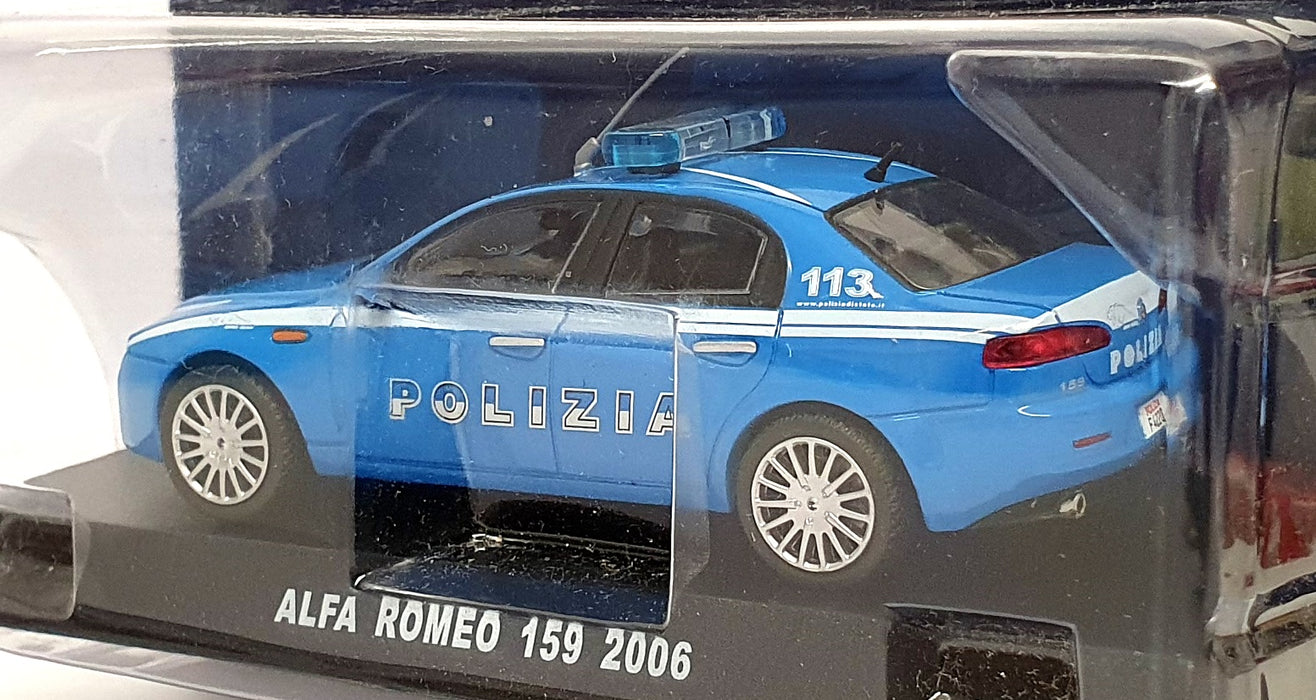 Deagostini 1/43 Scale DAG06B - 2006 Alfa Romeo 159 Polizia - Blue/White