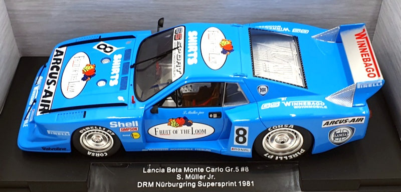 Model Car Group 1/18 Scale MCG18811R - 1981 Lancia Beta Monte Carlo Gr.5 DRM #8