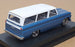 Greenlight 1/43 Scale 86059 - 1966 Chevrolet Suburban - Blue/White