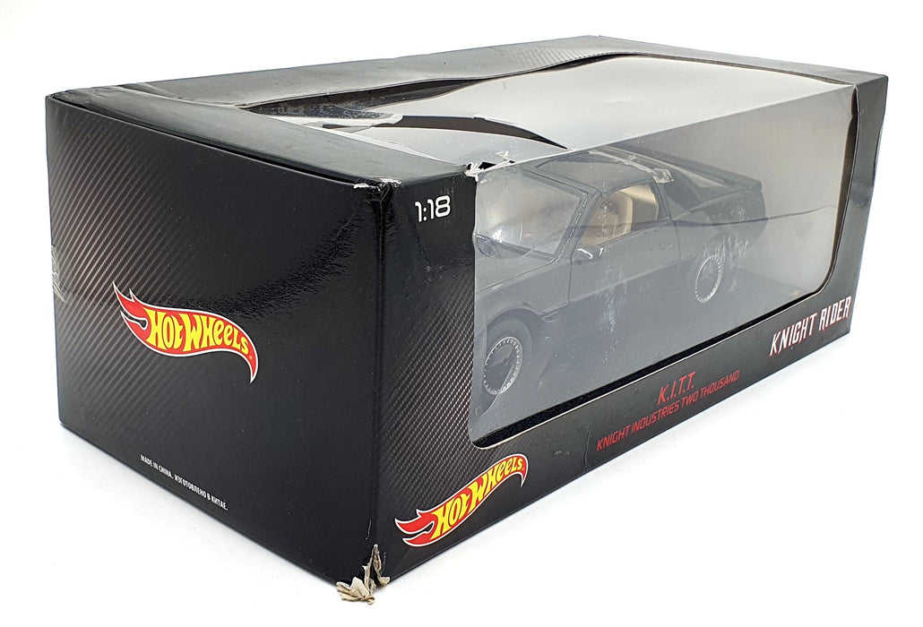 Hot Wheels 1/18 Scale Diecast BLY60 - Knight Rider KITT 1982 Pontiac Trans Am