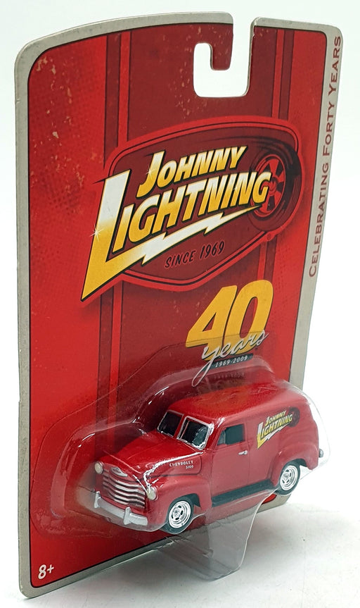 Johnny Lightning 1/64 Scale 50298A - 1950 Chevrolet Delivery Van - Red