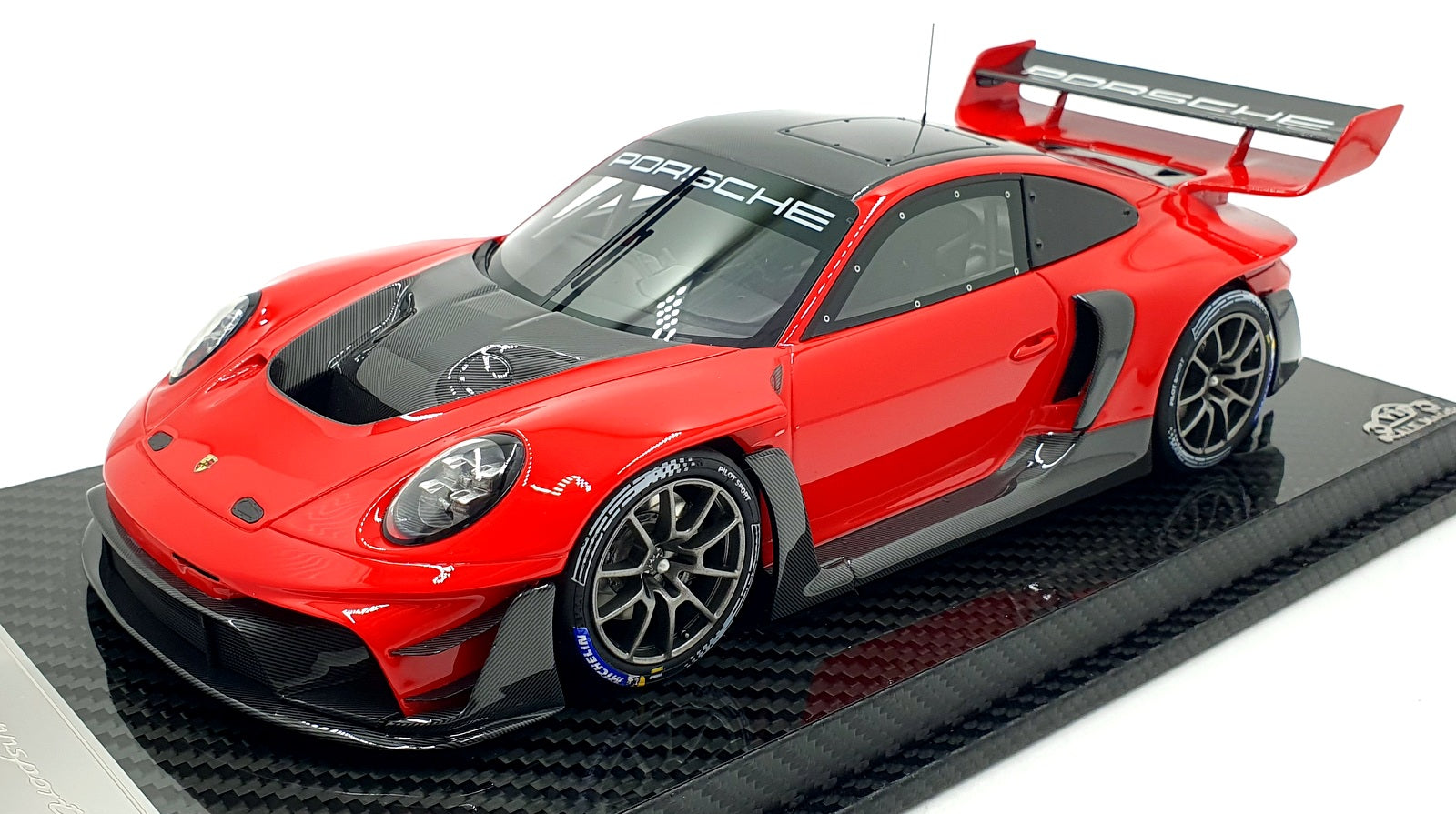 VIP Scale Models 1/18 Scale Resin 18054-6 - Porsche 911 GT3R Rennsport Red