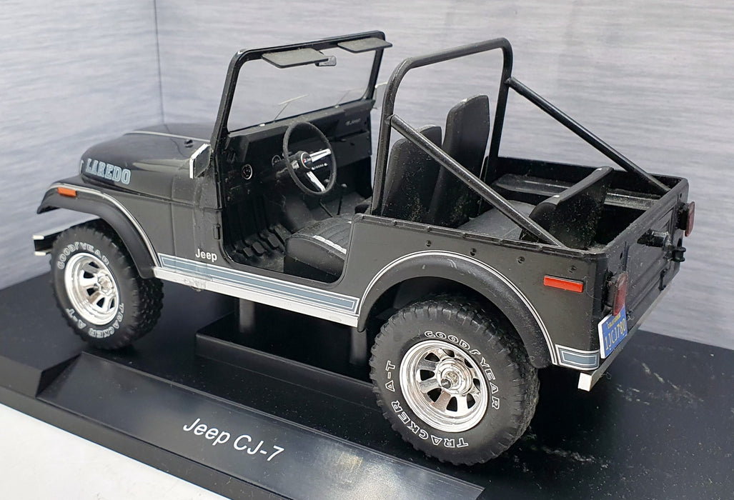Model Car Group 1/18 Scale MCG18108 - Jeep CJ-7 Laredo - Black