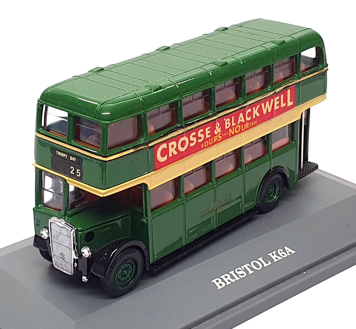Corgi 1/76 Scale C3519G - Bristol K6A Bus Eastern National Rt. 25 REWORKED