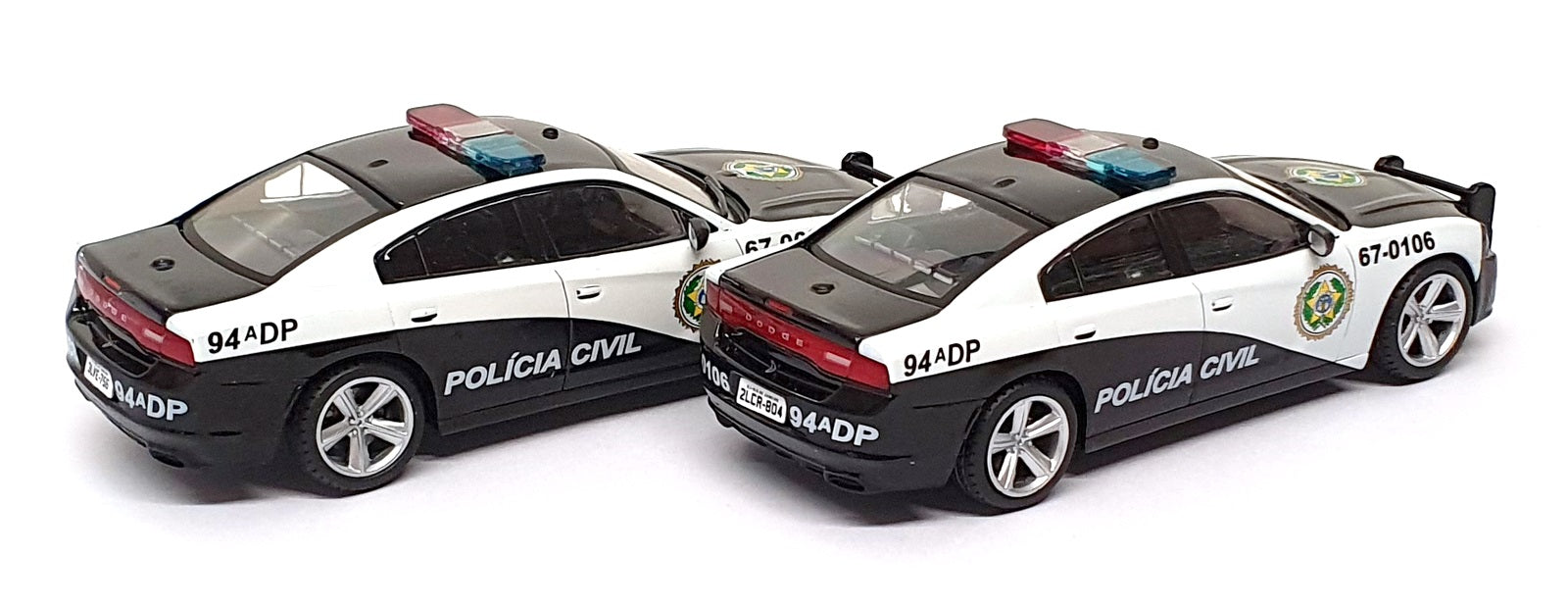 DeAgostini 1/43 Scale CMC501 - Fast & Furious 5 2 Police Cars From Heist Scene