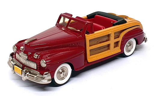 Brooklin Models 1/43 Scale BRK69 - 1946 Mercury Sportsman Woody Conv. - Maroon