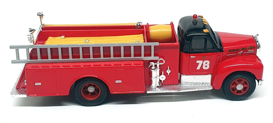 Corgi 1/50 Scale 98450 - Mack B Series Pumper Fire Engine - Red/Black