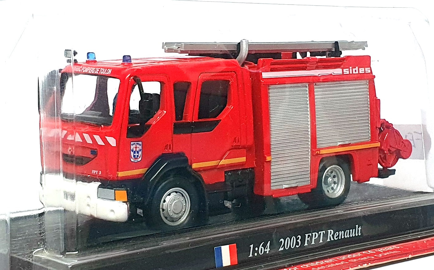 Del Prado 1/64 Scale FEN82 - 2003 Renault FPT Fire Engine - Red
