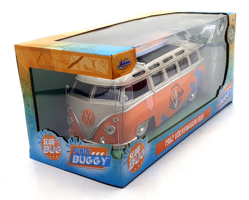 Jada 1/24 Scale Diecast 34231 - 1962 Volkswagen Bus Slug Bug Punch Buggy