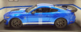 Maisto 1/18 Scale Diecast 31388 - 2020 Mustang Shelby GT500 - Blue