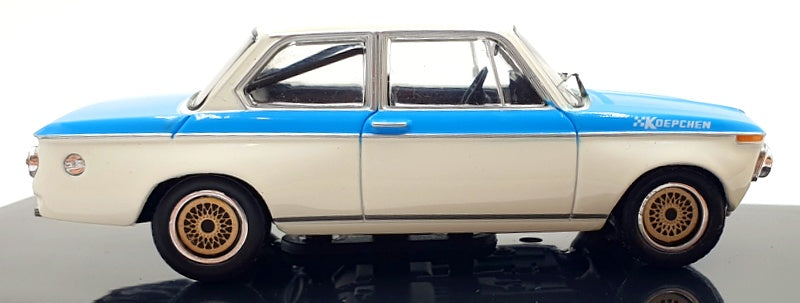 Ixo 1/43 Scale CLC369N - 1974 BMW Koepchen 2002 Tii - Blue/White