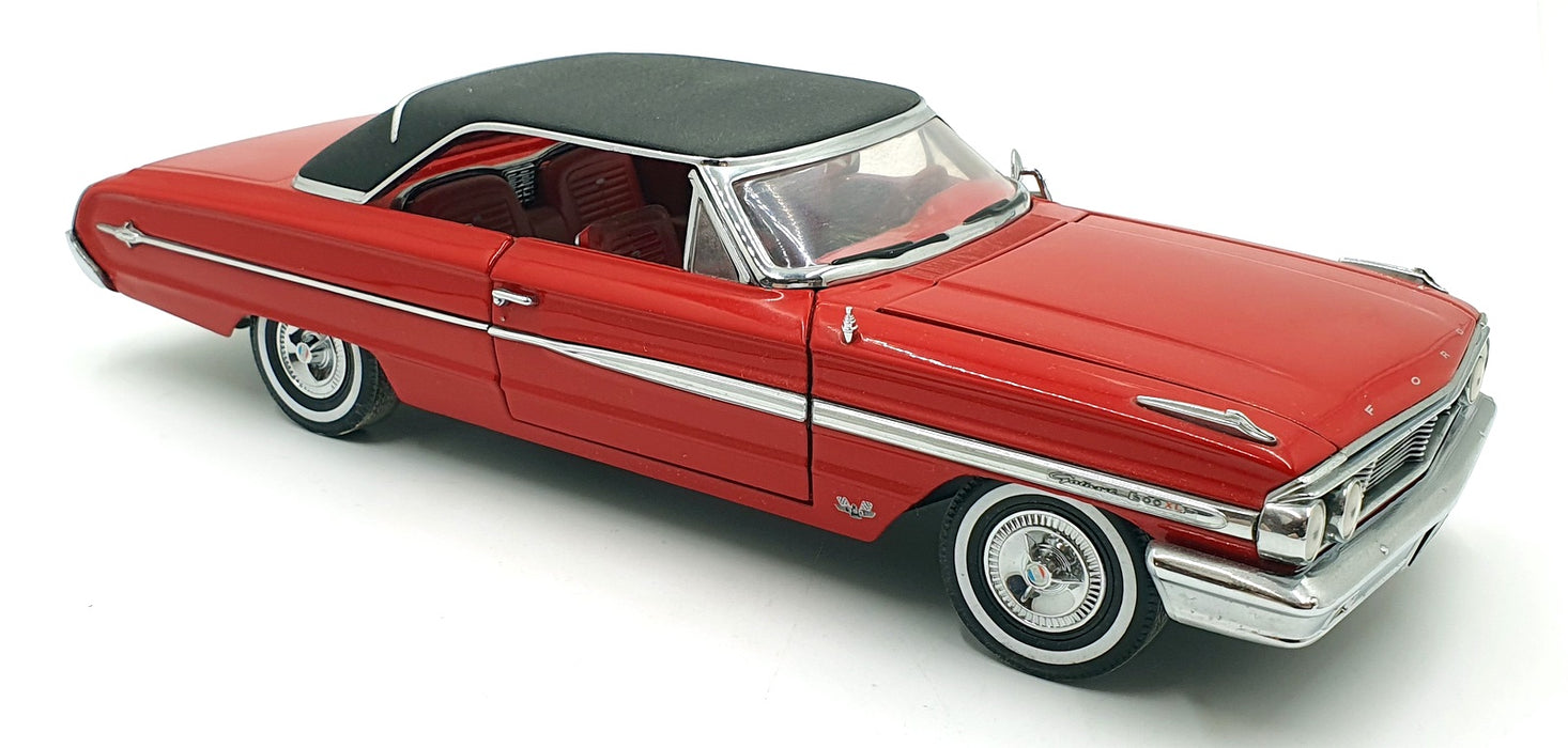 Sun Star 1/18 Scale Diecast 12226H - 1964 Ford Galaxie 500 - Red/Black