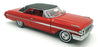 Sun Star 1/18 Scale Diecast 12226H - 1964 Ford Galaxie 500 - Red/Black
