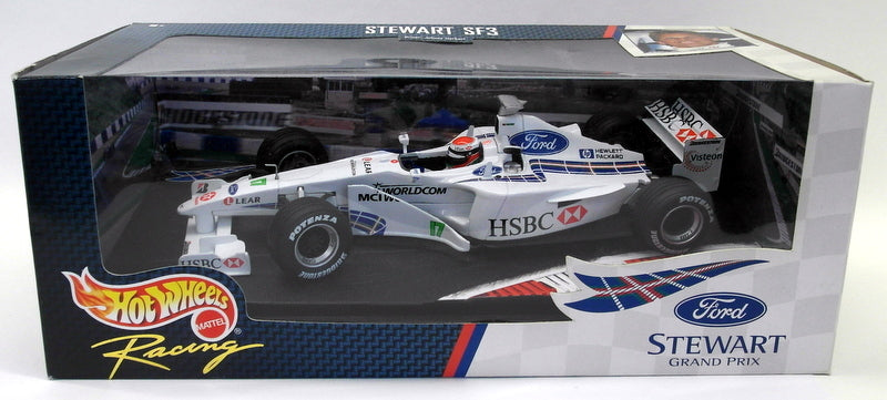 Hot Wheels 1/18 Scale Diecast - 24628 Ford Stewart Johnny Herbert