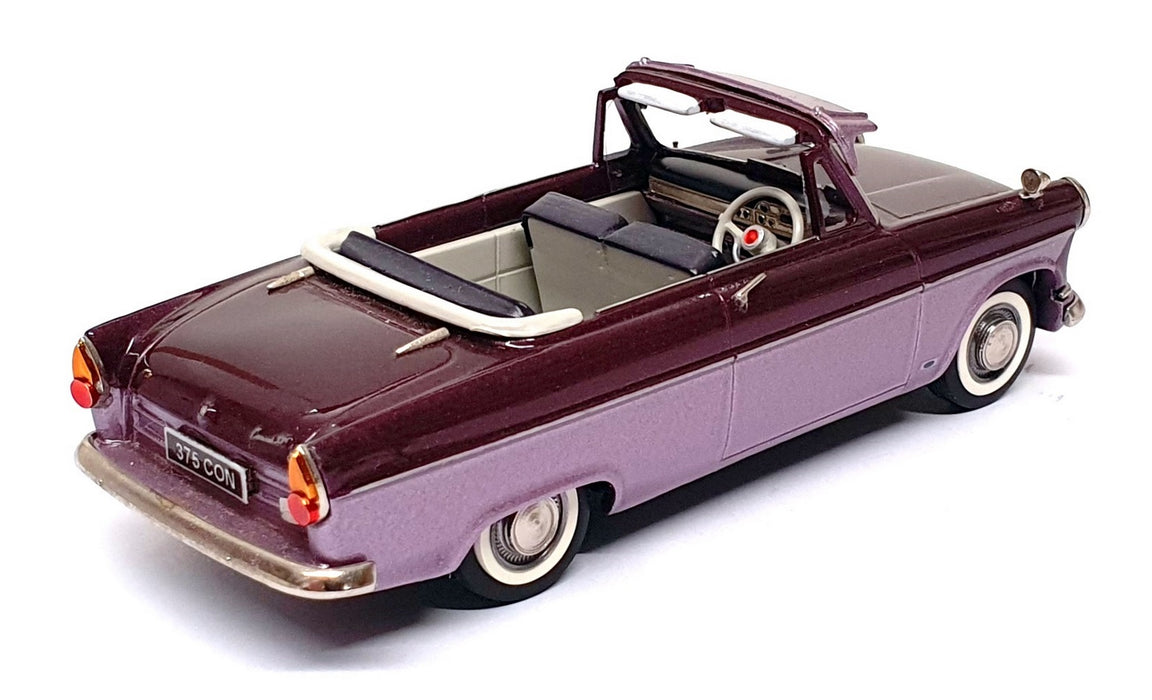 Crossway Models 1/43 Scale CC04 - Ford Consul Convertible Mk2 - Met. Amethyst
