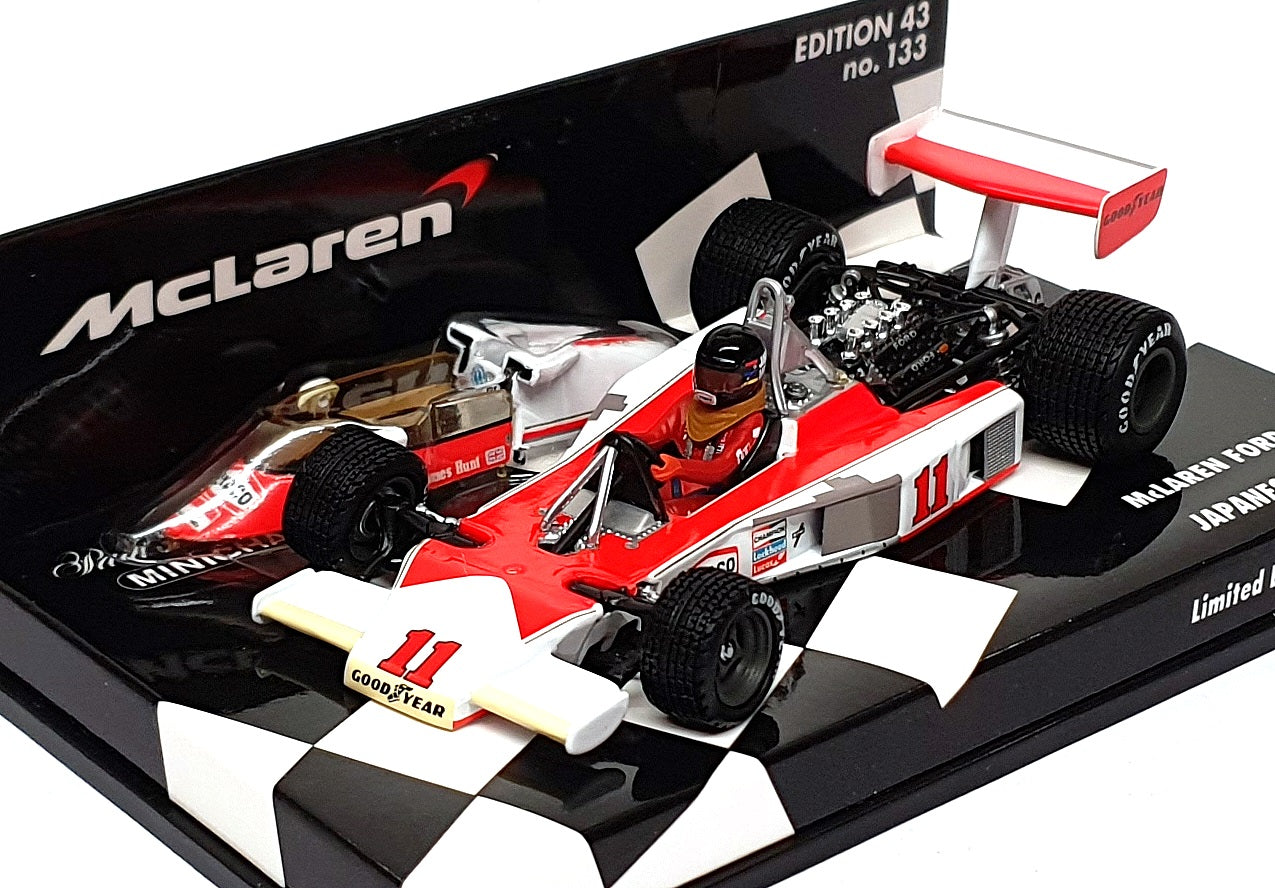 Minichamps 1/43 Scale 530 764391 - F1 McLaren Ford M23 Japanese GP 1976 J. Hunt