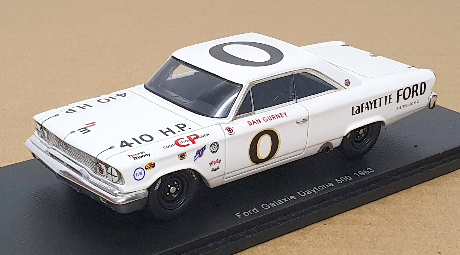 Spark 1/43 Scale S3601 - Ford Galaxie #0 Daytona 500 1963 Dan Gurney