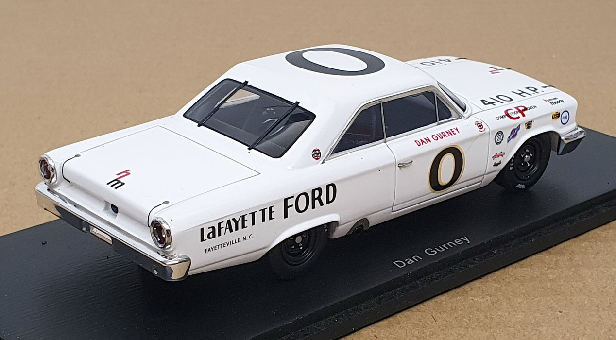 Spark 1/43 Scale S3601 - Ford Galaxie #0 Daytona 500 1963 Dan Gurney