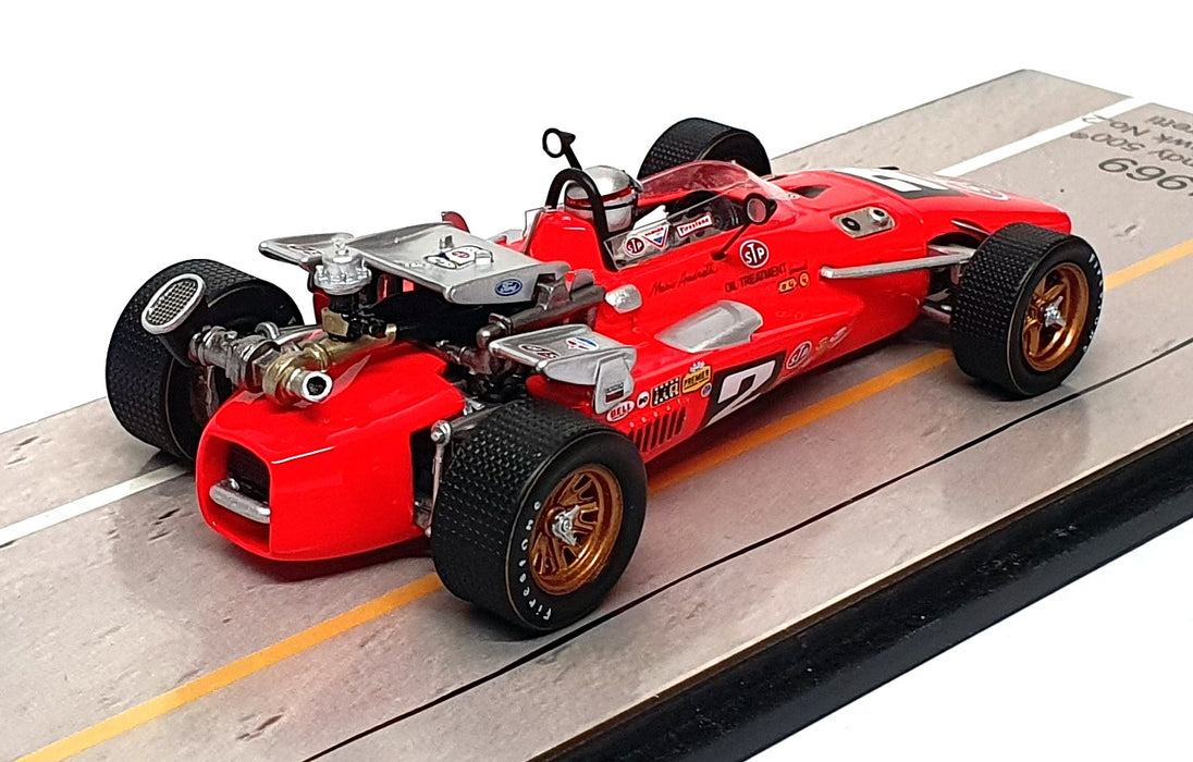 Spark 1/43 Scale 43IN69 - Brawner Hawk #2 Winner Indy 500 1969 M. Andretti