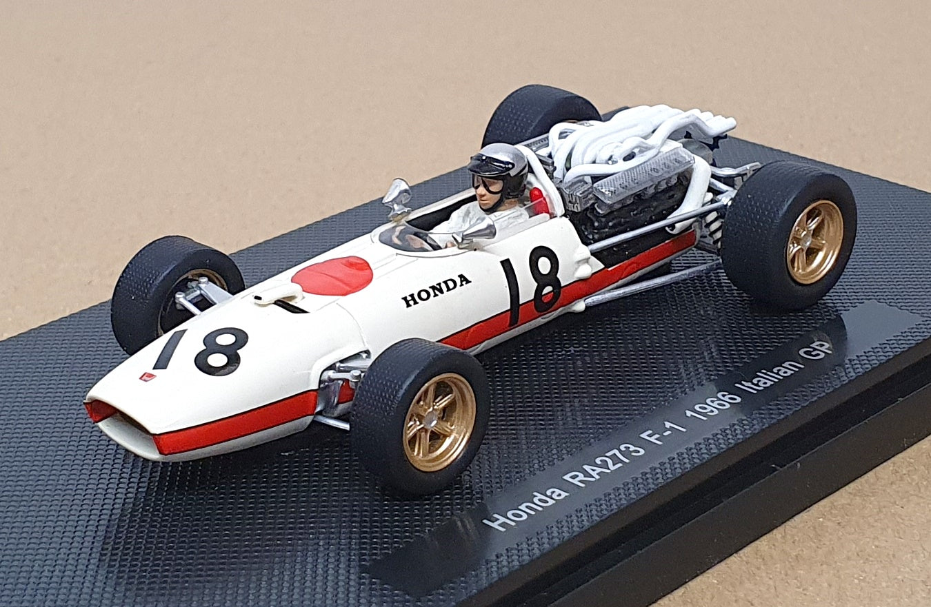 Ebbro 1/43 Scale Resin 44261 - F1 Honda RA273 #18 Italy GP 1966