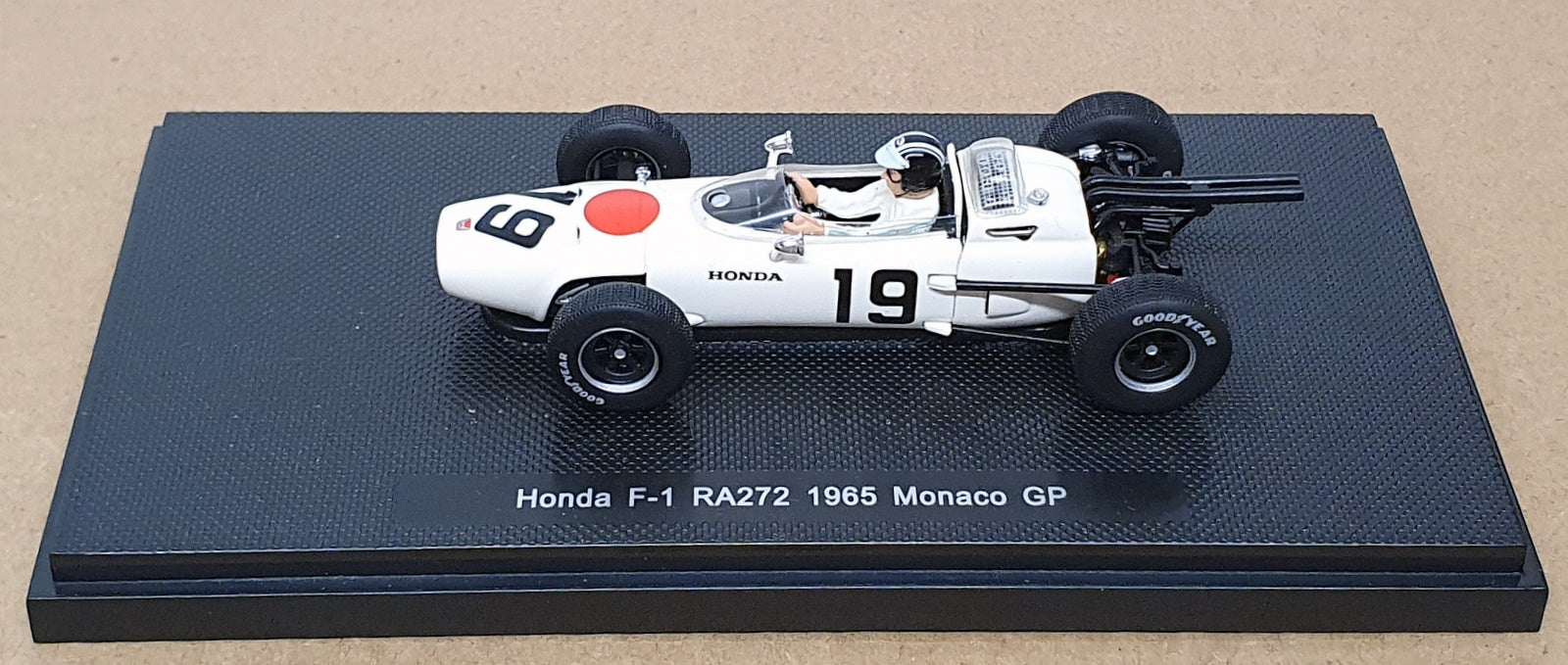 Ebbro 1/43 Scale Resin 44445 - F1 Honda RA272 #19 Monaco GP 1965