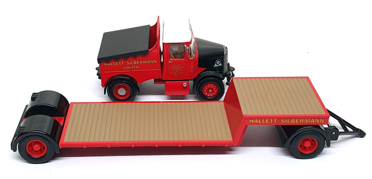 Corgi 1/50 Scale 16901 - Scammell Ballast And Low Loader - Hallett & Silbermann