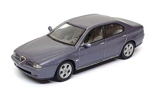 Solido 1/43 Scale Diecast 4651 - 1998 Alfa Romeo 166 - Met. Blueish Grey