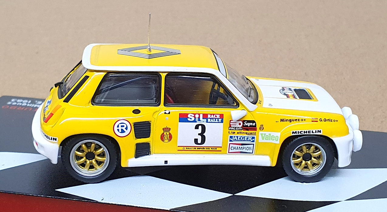 Ixo Altaya 1/43 Scale 031983 - Renault 5 Turbo #3 Rallye Race 1983 Ortiz/Minguez