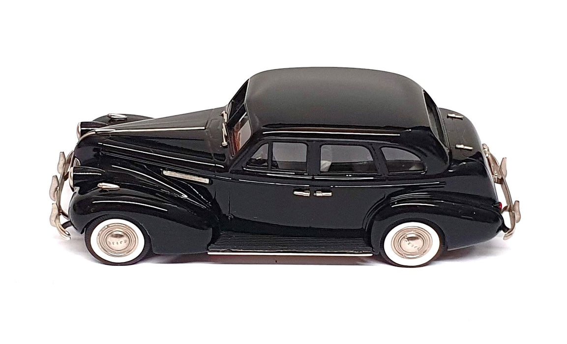 Brooklin 1/43 Scale BC007 - 1939 Buick Century 4Dr. Sedan M-61 - Black