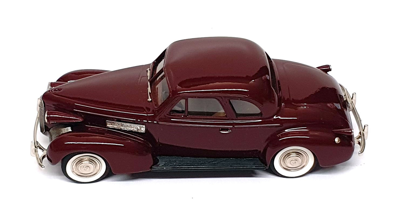 Brooklin Models 1/43 Scale BRK122 - 1939 La Salle 5 Window Coupe - Maroon