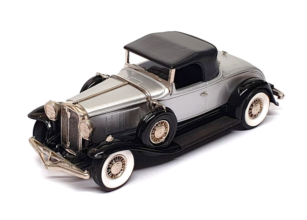 Brooklin Models 1/43 Scale BRK88 - 1931 Studebaker President - Silver/Charcoal