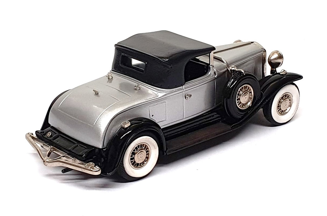 Brooklin Models 1/43 Scale BRK88 - 1931 Studebaker President - Silver/Charcoal