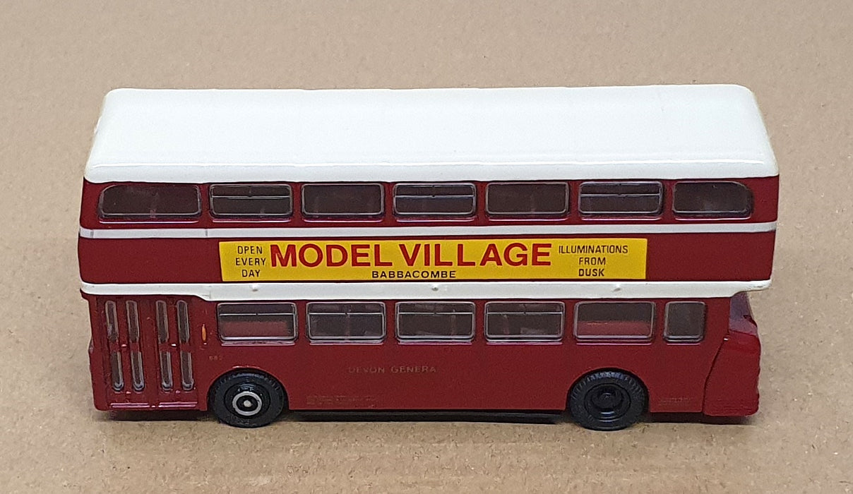 EFE 1/76 Scale 16503 - Leyland Atlantean D/Deck Bus Devon General Rt. 12 - Red