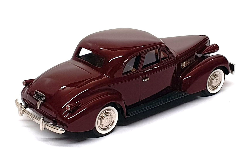 Brooklin Models 1/43 Scale BRK122 - 1939 La Salle 5 Window Coupe - Maroon