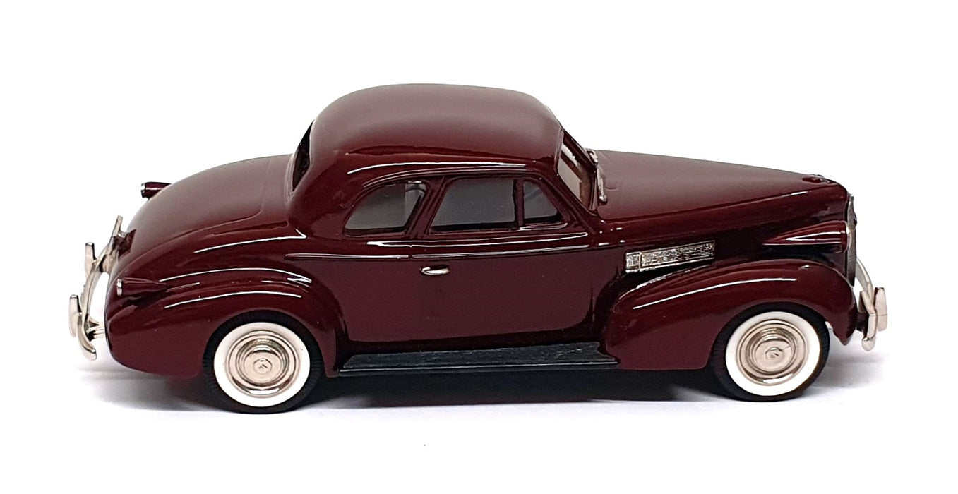 Brooklin Models 1/43 Scale BRK122 - 1939 La Salle 5 Window Coupe - Maroon