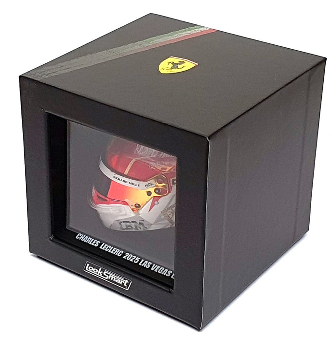 Look Smart 1/5 Scale LSHEL026 - F1 Helmet C. Leclerc Ferrari Las Vegas GP 2024